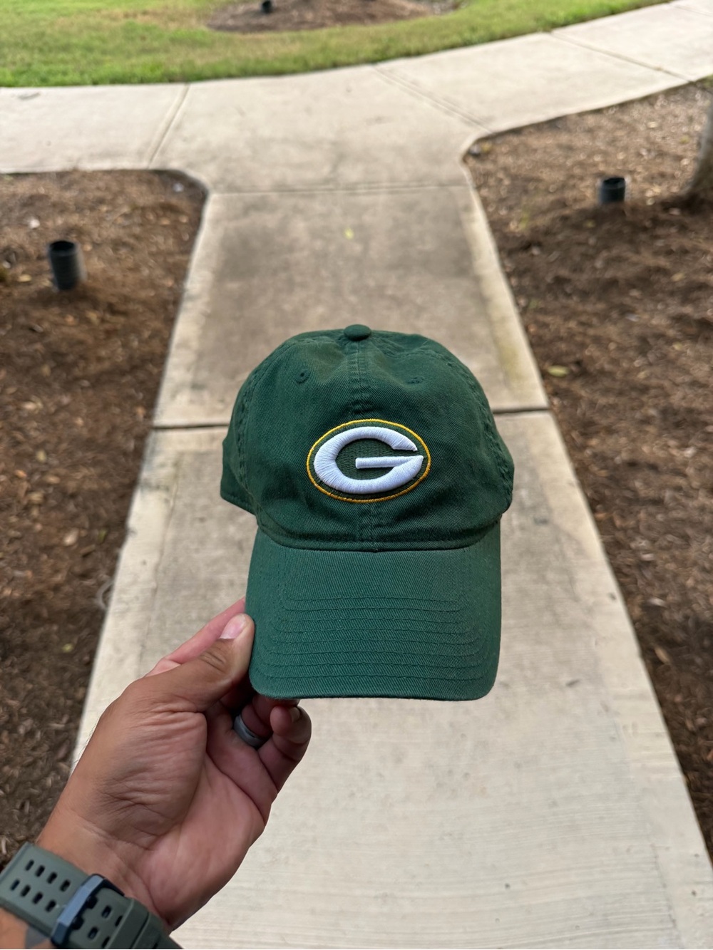 NFL Green Embroidered G Logo Baseball Cap